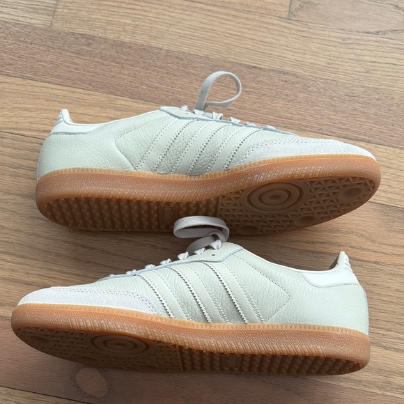 Adidas Samba OG Aluminum/Chalk White/Wonder Beige Sneakers - Picture 8 of 12
